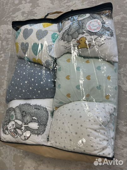 Бортики подушки в детскую кроватку