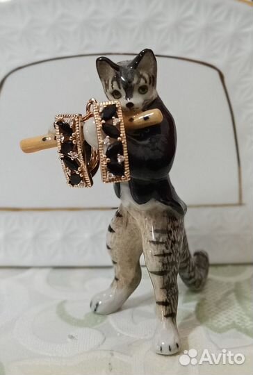 Позолоченные серьги