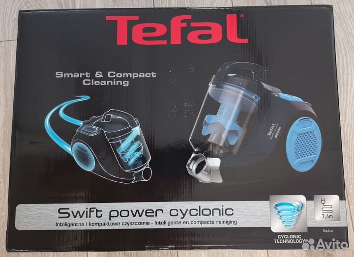 Пылесос Tefal Swift Power Cyclonyc TW2971EA новый