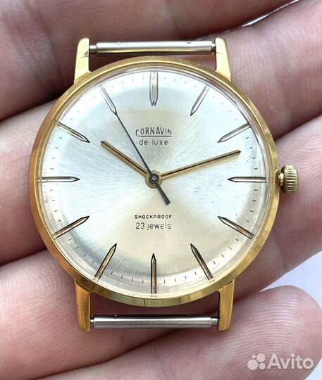 Часы Cornavin DE luxe делано в СССР