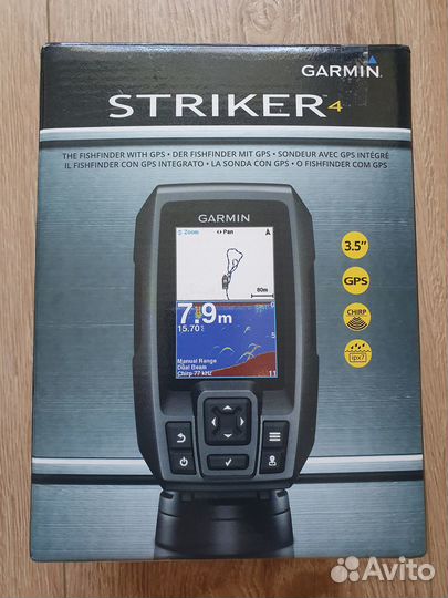 Эхолот garmin Striker 4 комплект