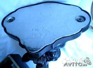 Антикварный лампа с бюстом 1930 -е гг Франция