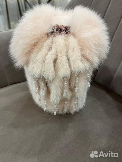 Норковая шапка новая