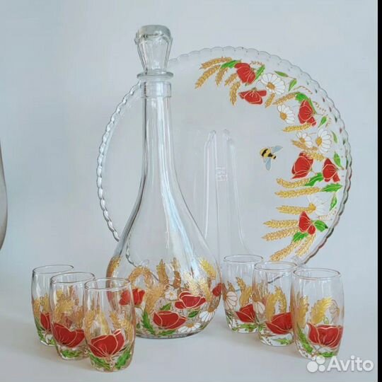 Сервиз для напитков с авторской росписью