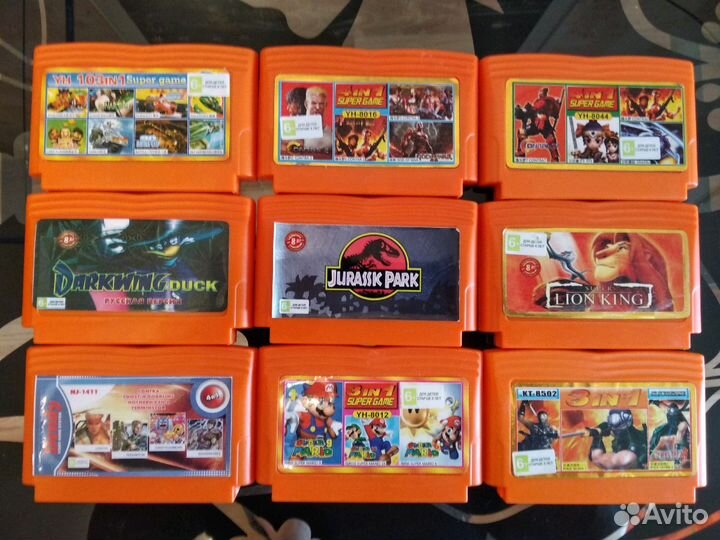 Игры для Dendy, новые картриджи, все хиты. Гаранти