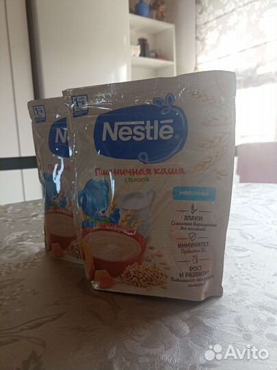 Молочные каши нестле