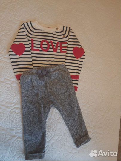 Детские вещи пакетом для девочки 86