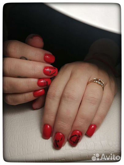 Маникюр гель лак