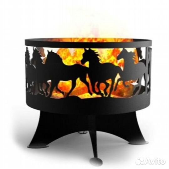 Кострище стальная 70см