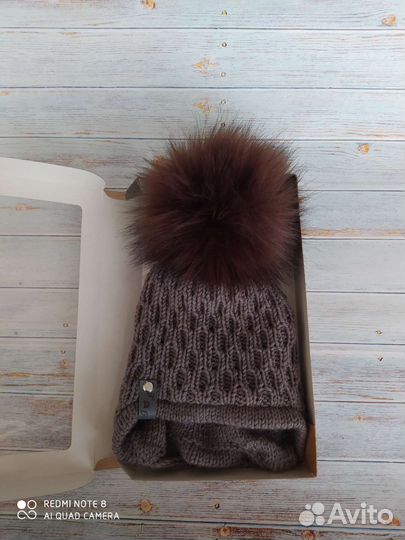 Детская зимняя анатомическая шапка