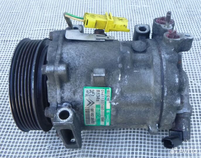 Пежо Ситроен компрессор кондиционера