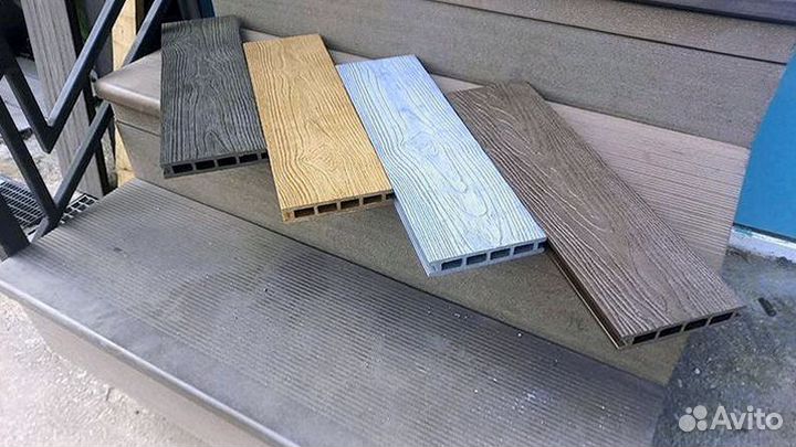 Террасная доска дпк полнотелая