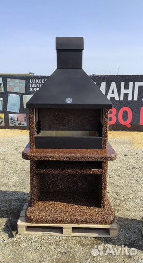 Модульная печь барбекю, печь под казан