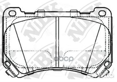 PN11002-nibk колодки дисковые передние Hyundai