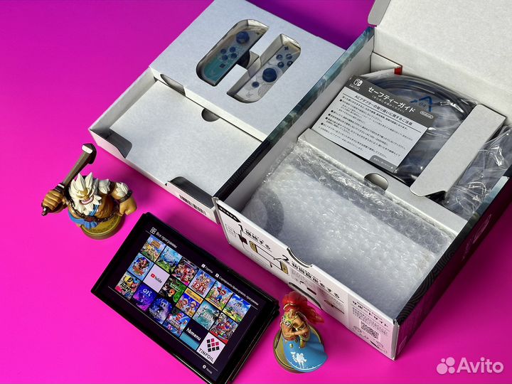 Nintendo Switch Oled Zelda LE прошитая Pico