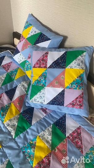 Лоскутное одеяло ручной работы