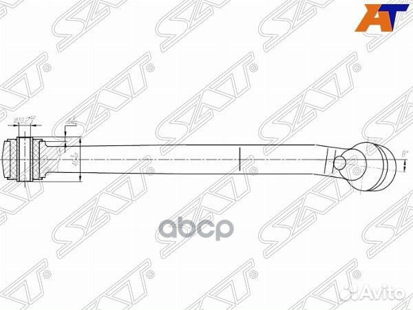Рычаг нижний ST4806997401 (SAT) ST-48069-97401 Sat