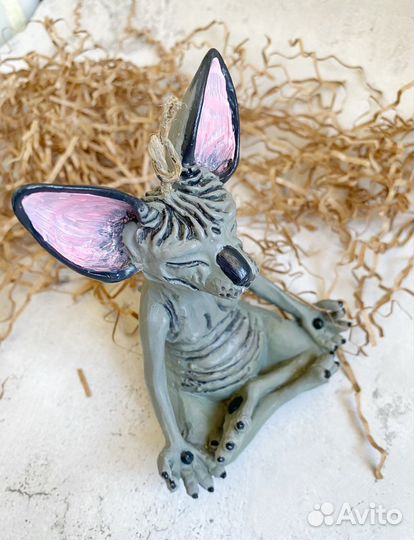 Кот сфинкс свеча