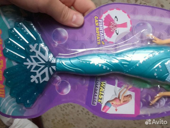 Барби Русалка 35см/Новая в упак