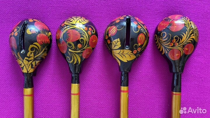 Ложка деревянная Хохлома