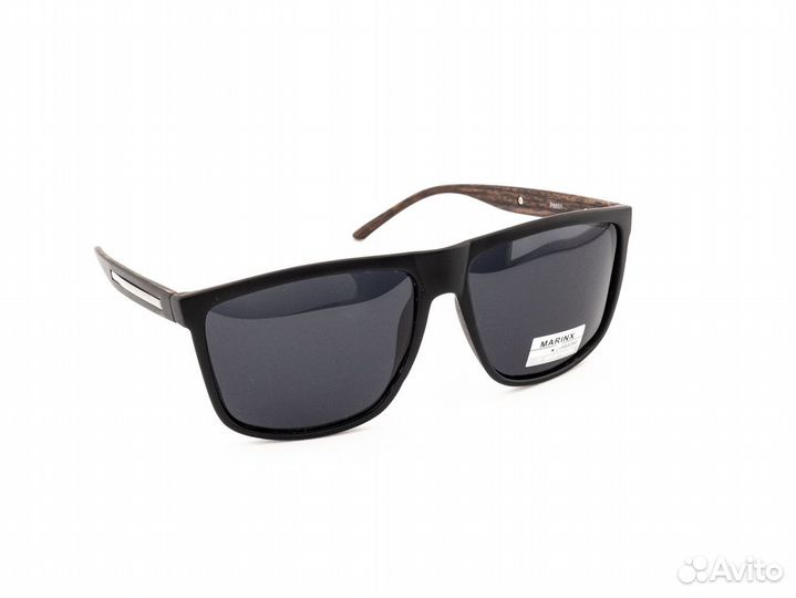 Очки поляризационные с оправой под темную древесин