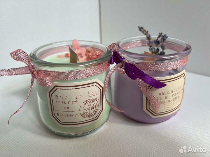 Ароматические свечи интерьерные