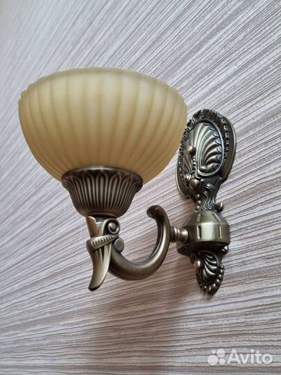 Настенный светильник бра бронза