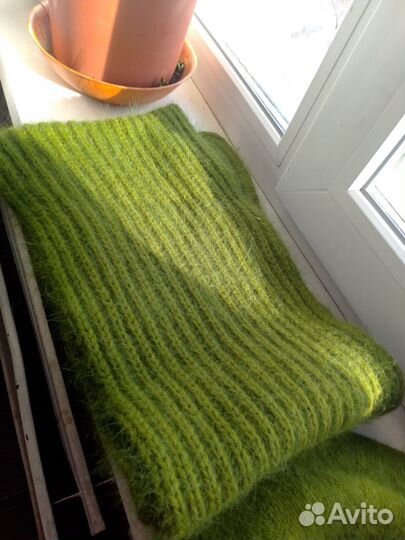 Ангора. Берет и шарф.57-58 р