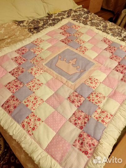 Одеяло для девочки ручной работы