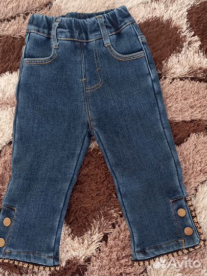 Брюки теплые для девочки