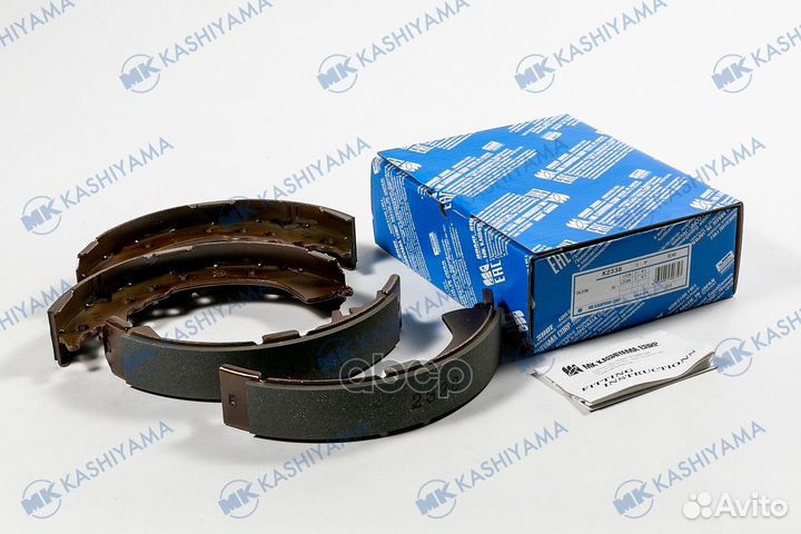 K2338-01 колодки тормозные барабанные Toyota