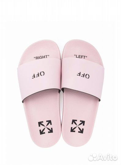 Шлепки off- white
