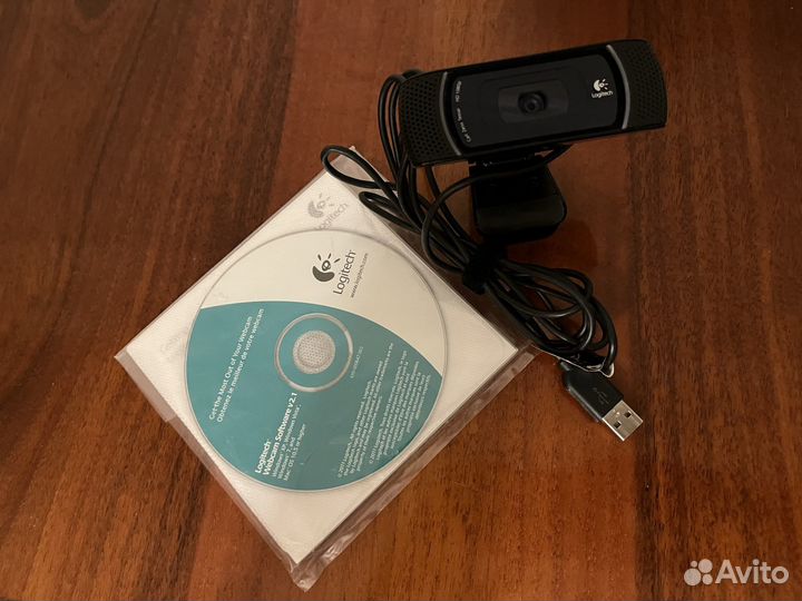 Веб-камера Logitech HD Pro Webcam C910