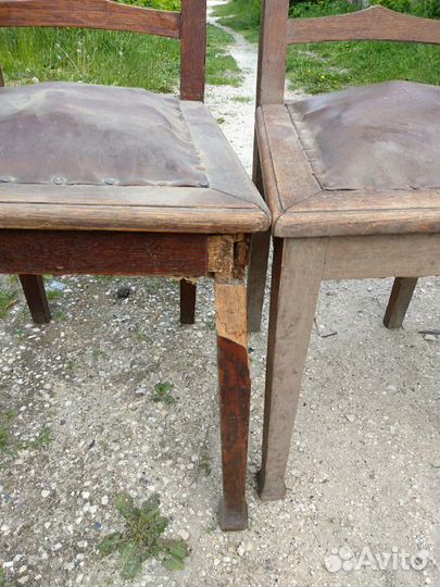 Стулья дубовые 19 века дубовые