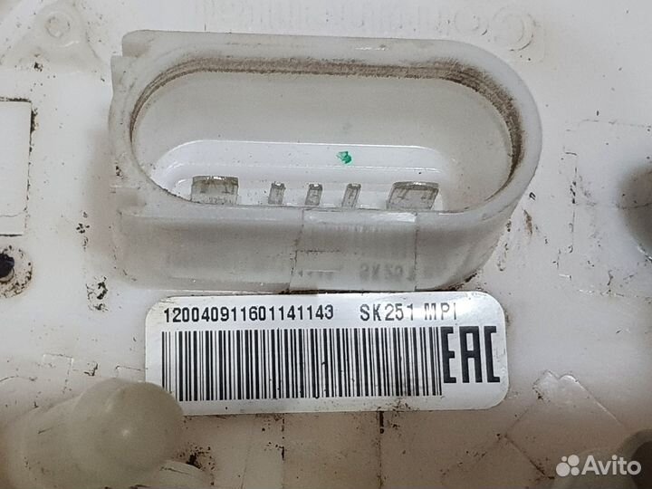 Бензонасос фольксваген поло 2016 год