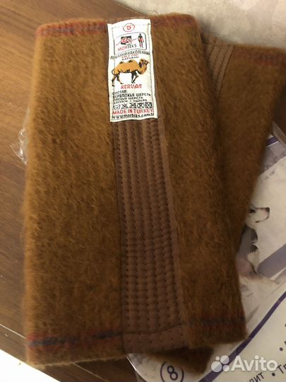 Наколенники из верблюжьей шерсти