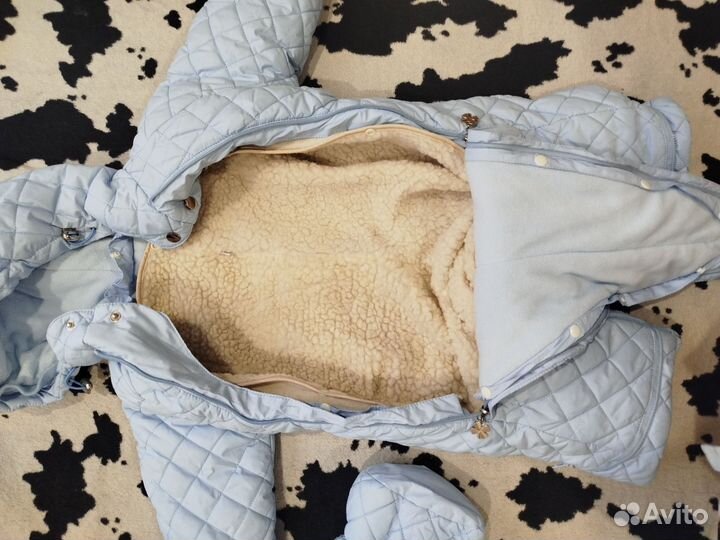 Зимний комбинезон для мальчика 80