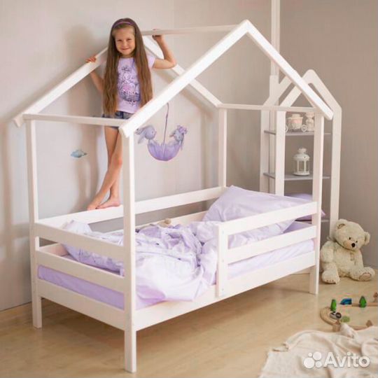 Кроватка MY place для малыша с бортикомТеремок из