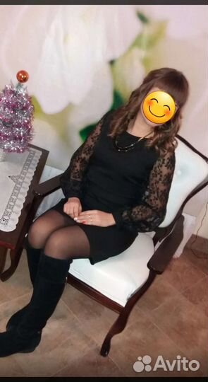 Платье женское черное