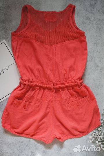 Женский комбинезон 46 размера ромпер яркий