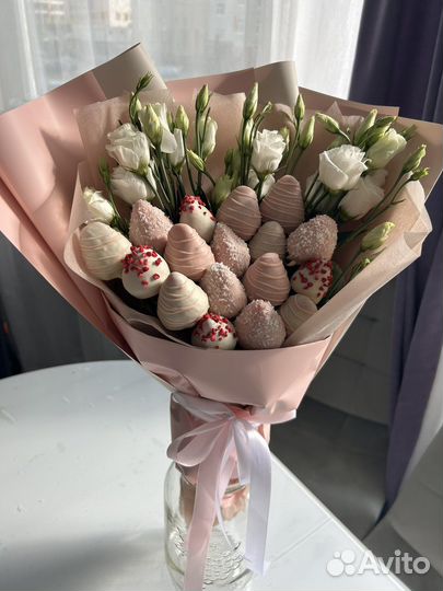 Букеты из клубники / клубника в шоколаде