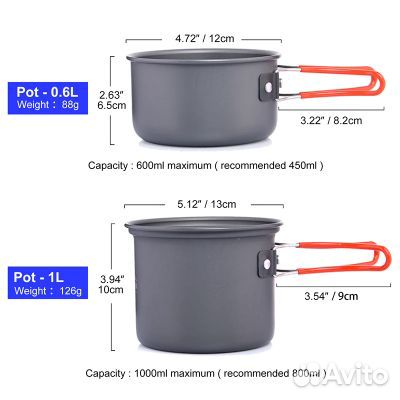 Туристический кухонный набор Widesea wscs-1011