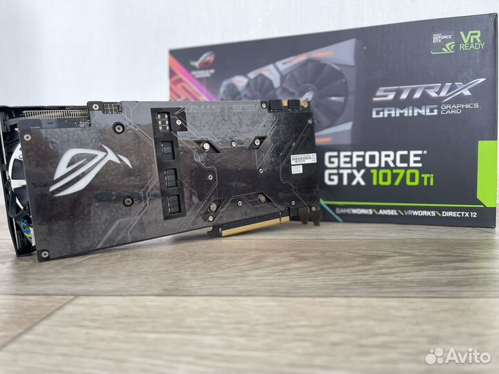 Видеокарта Asus rog strix 1070ti