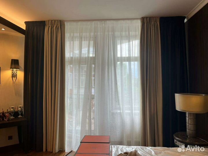 Пошив штор, римских штор, чехлов на мебель