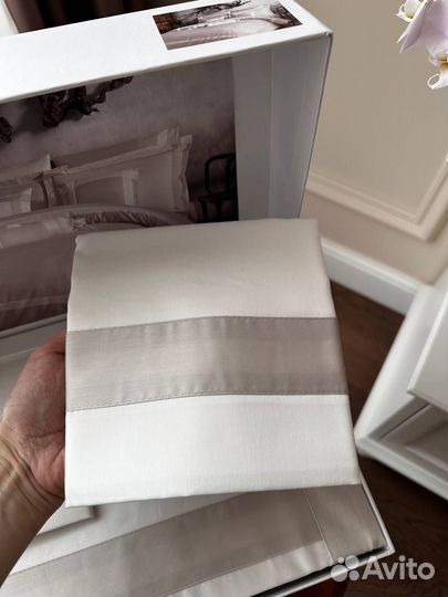 Постельное белье Tivolyo Премиум Евро Сатин к-беж