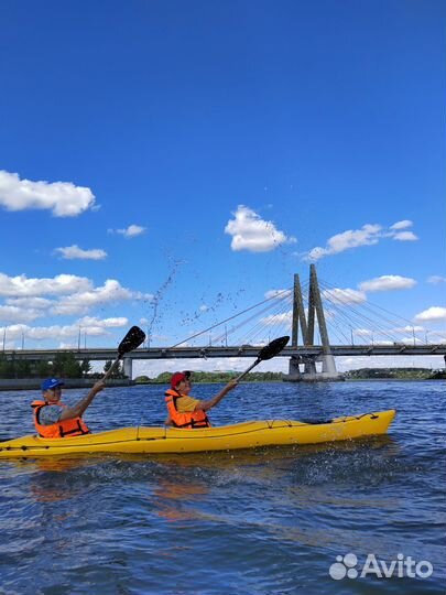 Морской каяк пластиковый, байдарка, лодка