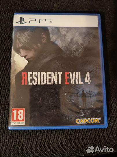 Resident evil 4 remake PS5 диск