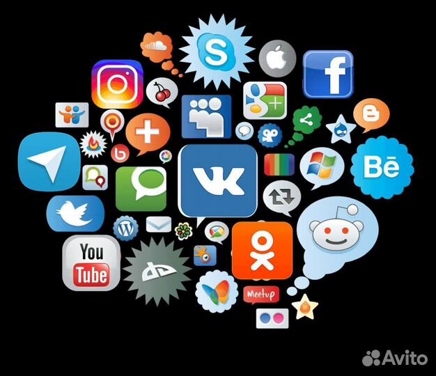 Живые подписчики в соц. сети