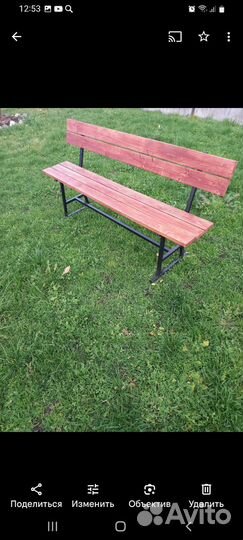 Лавочка садовая