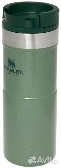Термокружка stanley Classic Neverleak 0,47L зелены